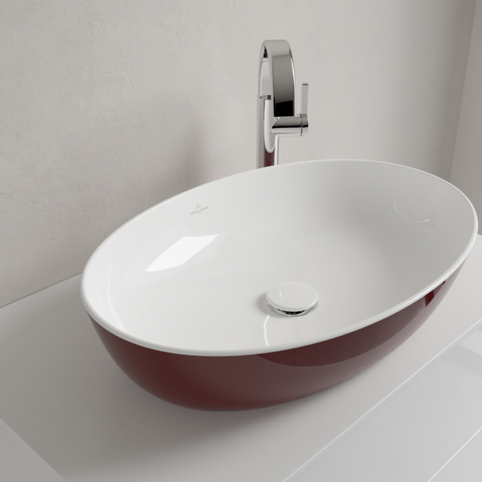Villeroy & Boch Artis Раковина 61x41x13 см, накладная, цвет: Bordeaux 419861BCS9
