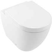 Villeroy & Boch Subway 2.0 Унитаз напольный подвесной 37x56 см, безободковый, цвет: белый 5602R0R1
