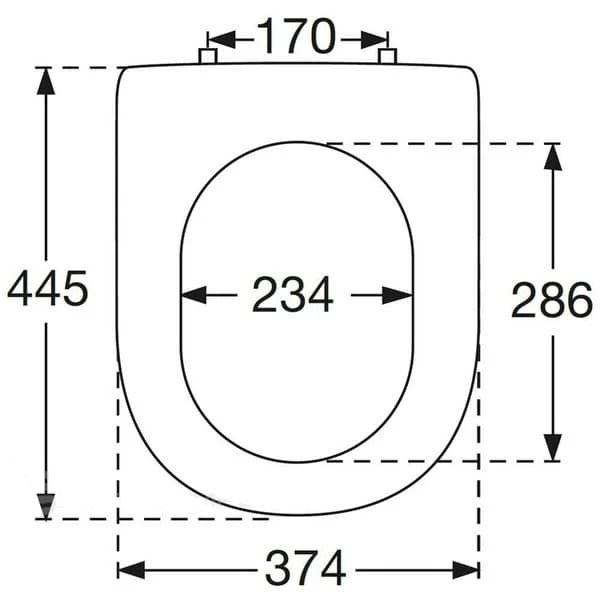 Villeroy & Boch Hommage Сиденье с крышкой для унитаза, цвет: орех 9926K600