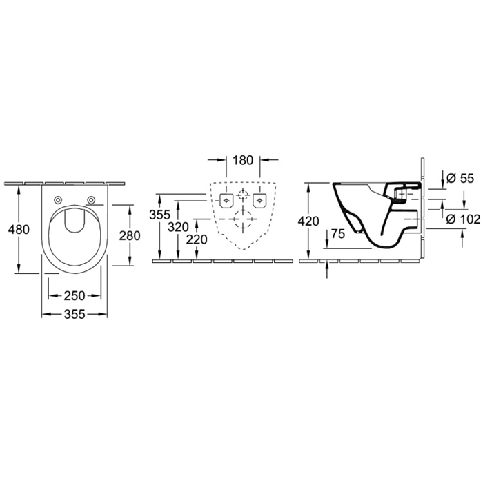 Villeroy & Boch Architectura Сиденье с крышкой для унитаза, цвет: белый 9M66S201