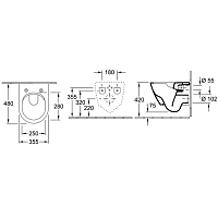 Villeroy & Boch Architectura Сиденье с крышкой для унитаза, цвет: белый 9M66S201