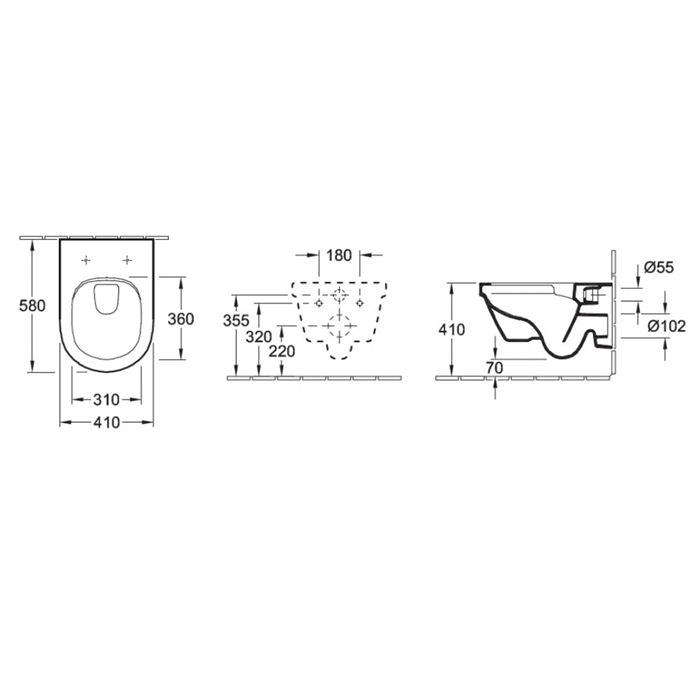 Villeroy & Boch Architectura Сиденье с крышкой для унитаза, цвет: белый 9M83S101