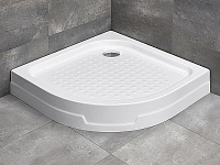 Radaway Rodos A Compact Душевой поддон из акрила, 90х90х16,5h см, цвет: белый глянцевый 4P99155-03
