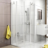 Ravak CSKK4 Chrome Душевой уголок 80x195h см, прозрачное стекло 6 мм, цвет: белый 3Q140100Z1