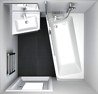 Ravak 10° 10CVS2 L Шторка на ванну левая, прозрачное стекло 99x150h см, цвет: хром 7QLA0C03Z1