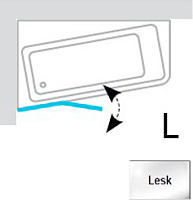 Ravak 10° 10CVS2 L Шторка на ванну левая, прозрачное стекло 99x150h см, цвет: хром 7QLA0C03Z1