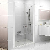 Ravak CSD2-100 Chrome Душевая дверь в нишу 100,5x195h см распашная, прозр. стекло 6 мм, цвет: белый 0QVAC100Z1