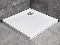 Radaway Argos C Душевой поддон из акрила, 90х90х5,5h см, цвет: белый глянцевый 4AC99-01