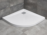 Radaway Argos A Душевой поддон из акрила, 90х90х5,5h см, цвет: белый глянцевый 4AA99-01