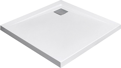Radaway Argos C Душевой поддон из акрила, 80х80х5,5h см, цвет: белый глянцевый 4AC88-01