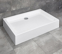 Radaway Laros D Душевой поддон из акрила, 100х80х17h см, цвет: белый глянцевый SLD81017-01