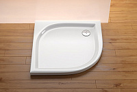 Ravak Elipso Поддон для душа с экраном 90x90x17,5h см, цвет: белый A227701410
