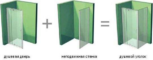 Ravak PDOP1-90 Pivot Душевая дверь в нишу 90x190h см распашная, прозрачное стекло, цвет: белый 03G70100Z1