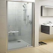 Ravak PDOP1-90 Pivot Душевая дверь в нишу 90x190h см распашная, прозрачное стекло, цвет: белый 03G70100Z1