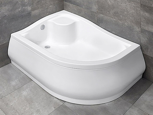 Radaway Korfu E Душевой поддон из акрила, 120х90х48,5h см, цвет: белый глянцевый 4E91240-03L