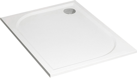 Radaway Paros D Душевой поддон из композита, 100х80х12,5h см, цвет: белый глянцевый MBD8010-03-1