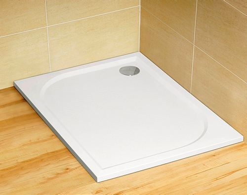 Radaway Paros D Душевой поддон из композита, 100х80х12,5h см, цвет: белый глянцевый MBD8010-03-1