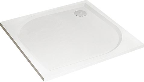 Radaway Paros С Душевой поддон из композита, 90х90х12,5h см, цвет: белый глянцевый MBC9090-03-1
