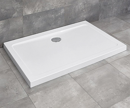 Radaway Doros D Душевой поддон из акрила, 110х80х5h см, цвет: белый глянцевый SDRD1180-01