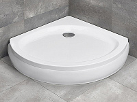 Radaway Patmos B Душевой поддон из акрила, 90х90х16h см, цвет: белый глянцевый 4T99155-03