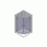 Душевой уголок Radaway Eos PDD 90 прозрачное стекло 37603-01-01N