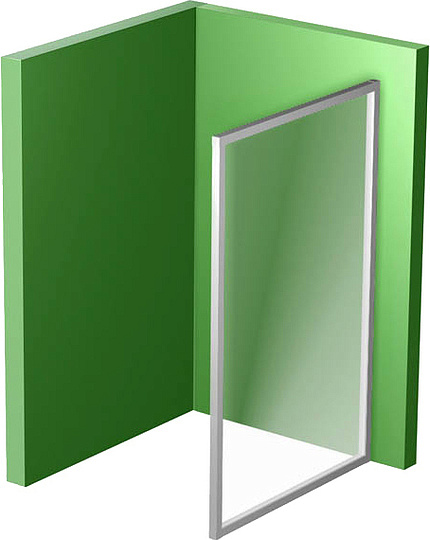 Ravak PPS-100 Pivot Душевая перегородка 100 см, прозрачное стекло, цвет: белый 90GA0100Z1