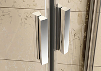 Ravak BLCP4 Душевой уголок 89,5x190h см, прозрачное стекло 6 мм, цвет: сатин 3B270U00Z1