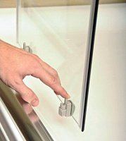 Ravak BLCP4 Душевой уголок 89,5x190h см, прозрачное стекло 6 мм, цвет: сатин 3B270U00Z1