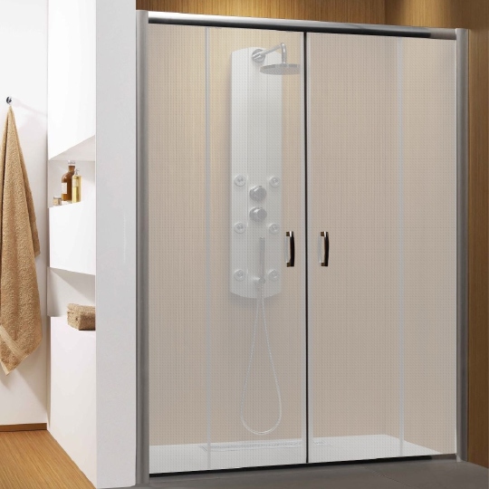 Radaway Premium Plus DWD Душевая дверь в нишу, фабрик 5 мм, 180х190h см, цвет: хром глянцевый 33373-01-06N