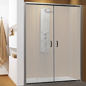 Radaway Premium Plus DWD Душевая дверь в нишу, фабрик 5 мм, 180х190h см, цвет: хром глянцевый 33373-01-06N