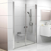 Ravak CSDL2-120 Chrome Душевая дверь в нишу 120,5x195h см распашная, прозр. стекло 6 мм, цвет: белый 0QVGCC0LZ1