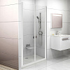 Ravak CSDL2-90 Chrome Душевая дверь в нишу 90,5x195h см распашная, прозрач. стекло 6 мм, цвет: белый 0QV7C10LZ1
