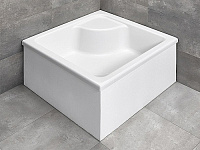 Radaway Naxos C Душевой поддон из акрила, 90х90х41h см, цвет: белый глянцевый SNC9941-28