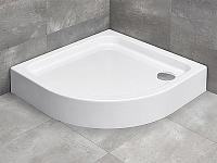 Radaway Siros A Compact Душевой поддон из акрила, 80х80х17h см, цвет: белый глянцевый SBA8817-2