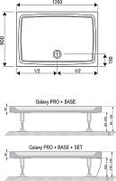 Ravak Gigant Pro Поддон для душа 120х90x3h см, цвет: белый XA03G711010