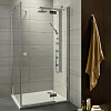 Radaway Almatea KDJ Душевой уголок 100х195h см, правый, Easy Clean, цвет: хром глянцевый 32143-01-01NR