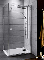 Radaway Almatea KDJ Душевой уголок 100х195h см, правый, Easy Clean, цвет: хром глянцевый 32143-01-01NR