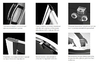 Radaway Premium Plus D Душевой уголок 100х190h см, универсальный, Easy Clean, цвет: хром глянцевый 30434-01-01N