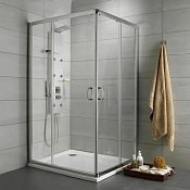 Radaway Premium Plus D Душевой уголок 90х190h см, универсальный, Easy Clean, цвет: хром глянцевый 30436-01-01N