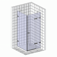 Душевой уголок Radaway Eos KDJ 80x100 прозрачное стекло R 37543-01-01NR
