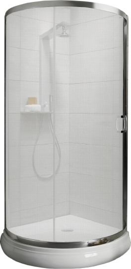 Radaway Premium Plus B Душевой уголок 90х190h см, универсальный, Easy Clean, цвет: хром глянцевый 30473-01-06N