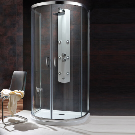 Radaway Premium Plus P Душевой уголок 100х190h см, универсальный, Easy Clean, цвет: хром глянцевый 33300-01-01N