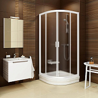 Ravak BLCP4 Blix Душевой уголок 79,5x190h см, рифленое стекло 6 мм, цвет: белый 3B240100ZG