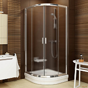 Ravak BLCP4 Blix Душевой уголок 79,5x190h см, рифленое стекло 6 мм, цвет: хром 3B240C00ZG