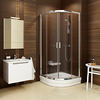 Ravak BLCP4 Blix Душевой уголок 79,5x190h см, рифленое стекло 6 мм, цвет: хром 3B240C00ZG