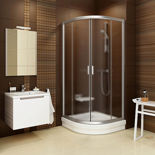 Ravak BLCP4 Blix Душевой уголок 79,5x190h см, рифленое стекло 6 мм, цвет: сатин 3B240U00ZG