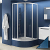 Ravak SKCP4 Supernova Душевой уголок 89,5x170h см, рифленое стекло 3 мм, цвет: сатин 31177V10011
