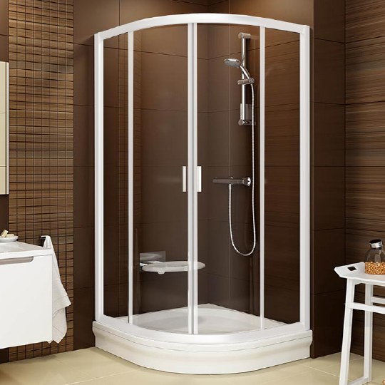 Ravak BLCP4 Blix Душевой уголок 89,5x185h см, прозрачное стекло 6 мм, цвет: сатин 3B270100Z1