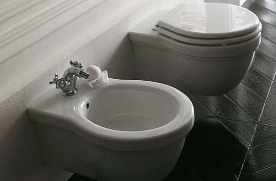 Galassia Ethos Биде подвесное 38х55 см, с переливом, цвет: белый глянцевый 8440M