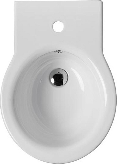 Galassia Ethos Биде подвесное 38х55 см, с переливом, цвет: белый глянцевый 8440M